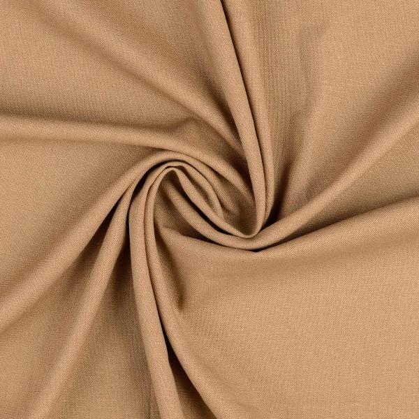 Viskose Leinen Stretch - uni, camel